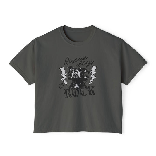 PUP ACTIVE - Rescue Dogs Rock Crop Tee