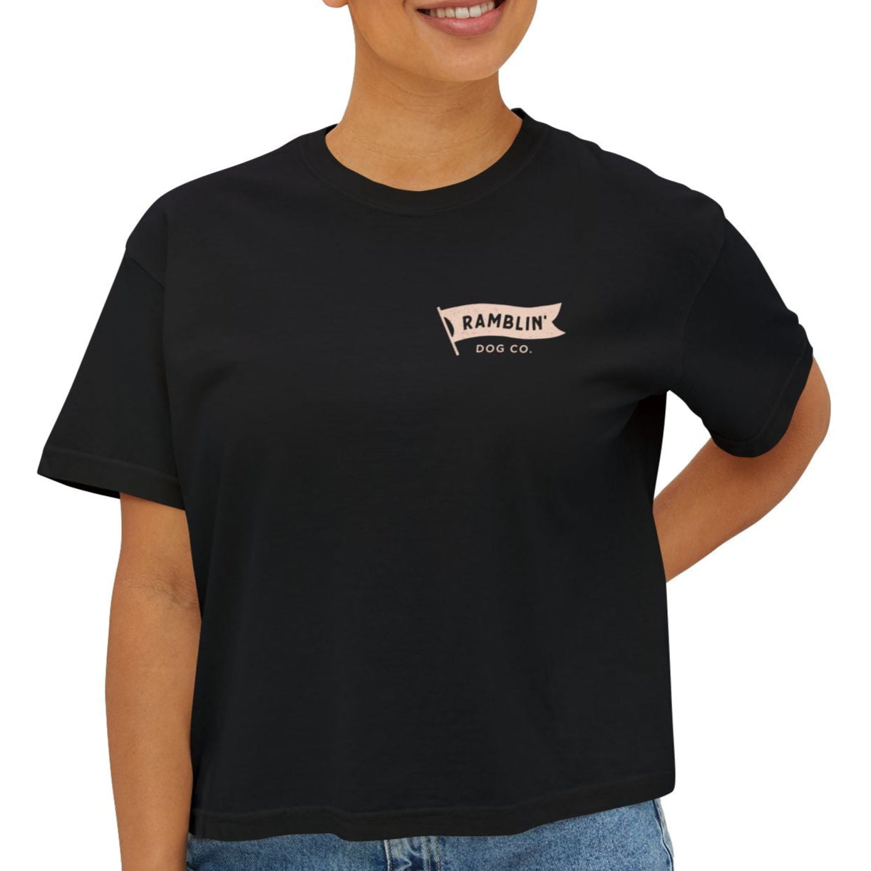 Ramblin' Dog Trademark - Crop Tee