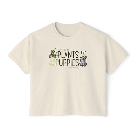 PUP ACTIVE - Powered by Crop Tee