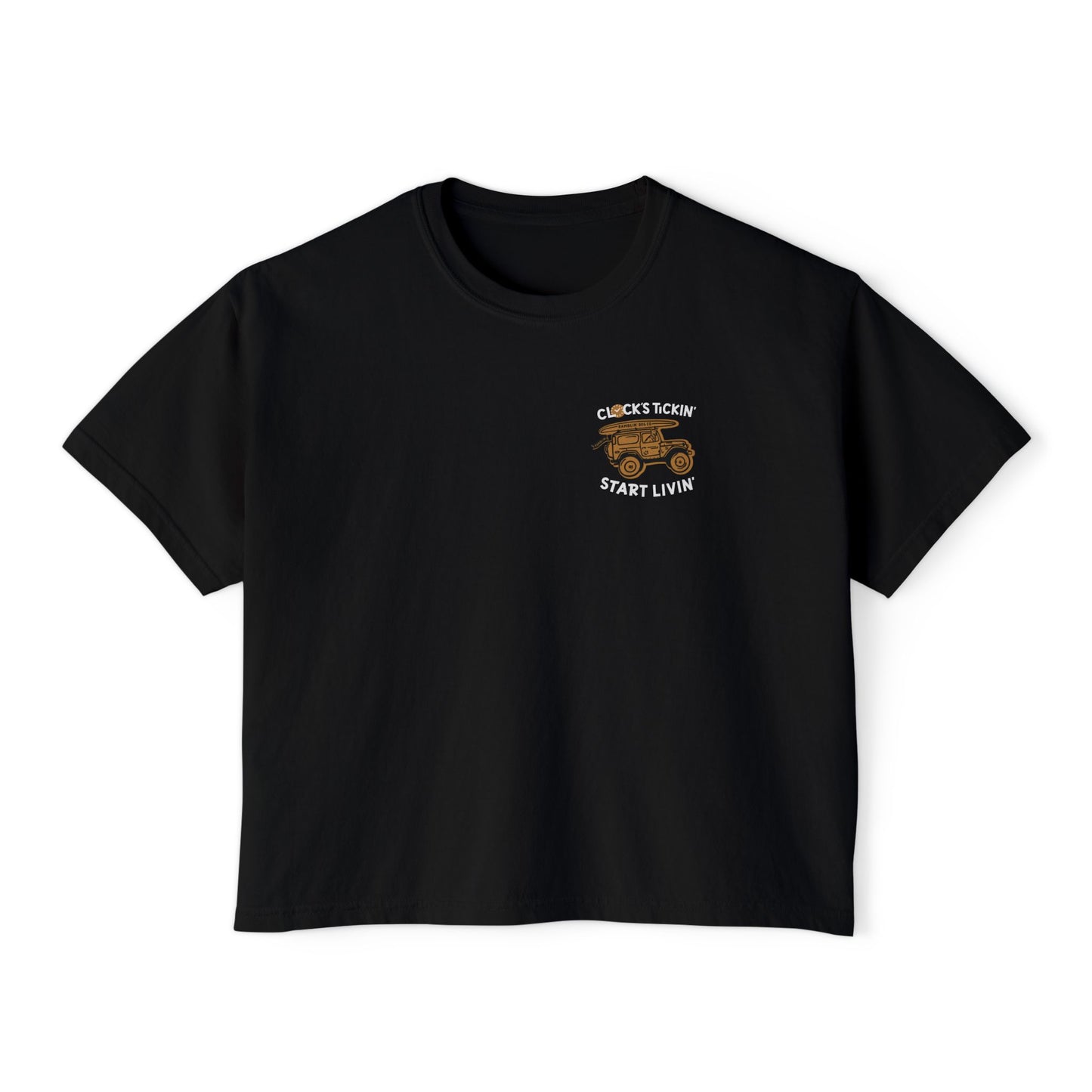 Clock's Tickin' - Crop Tee