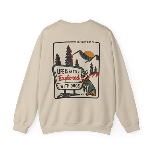 Explore with Dogs - Crewneck