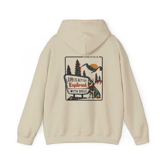 Explore with Dogs - Hoodie
