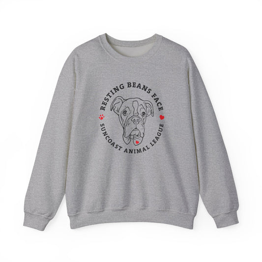 Resting Beans Face - Unisex Crewneck