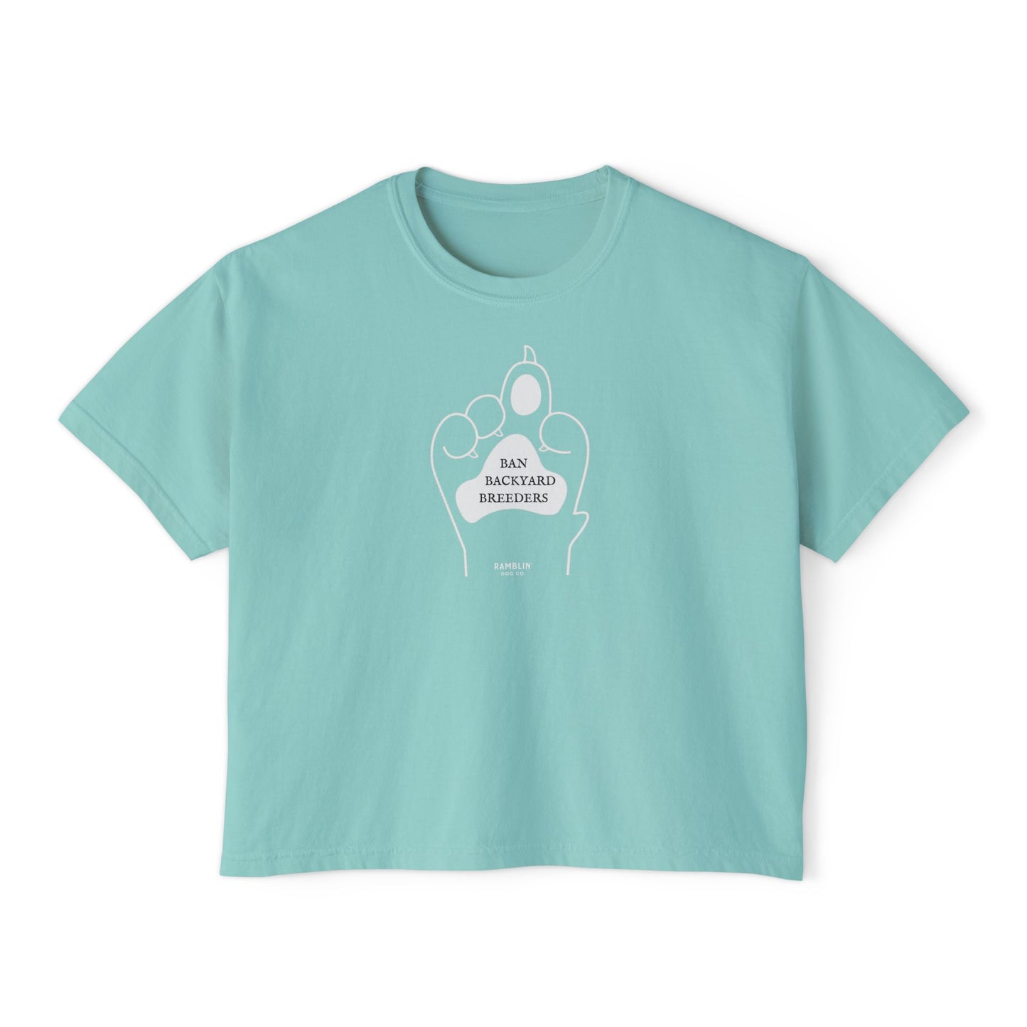 BAN BACKYARD BREEDERS - Crop Tee