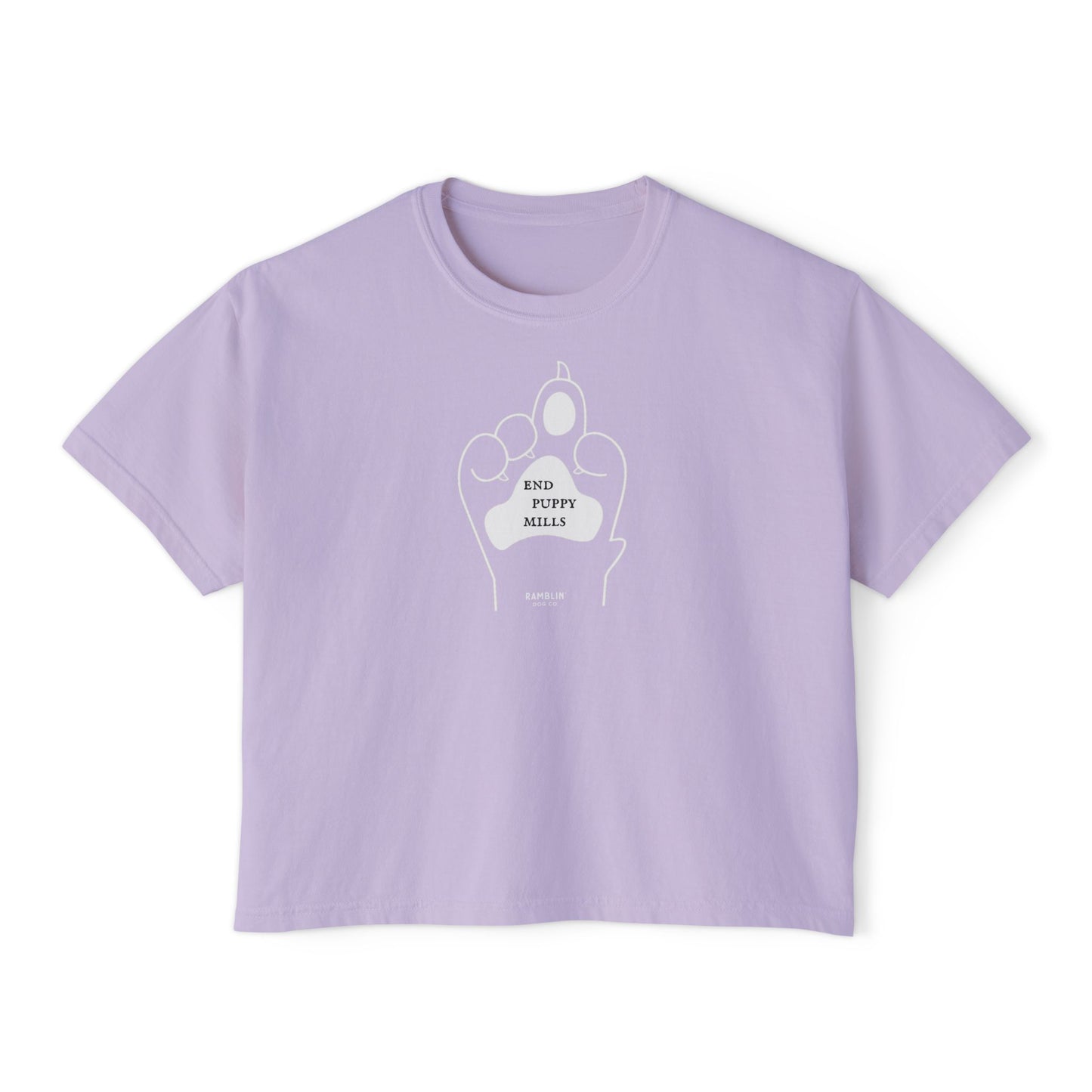 END PUPPY MILLS - Crop Tee