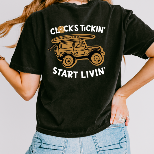 Clock's Tickin' - Crop Tee