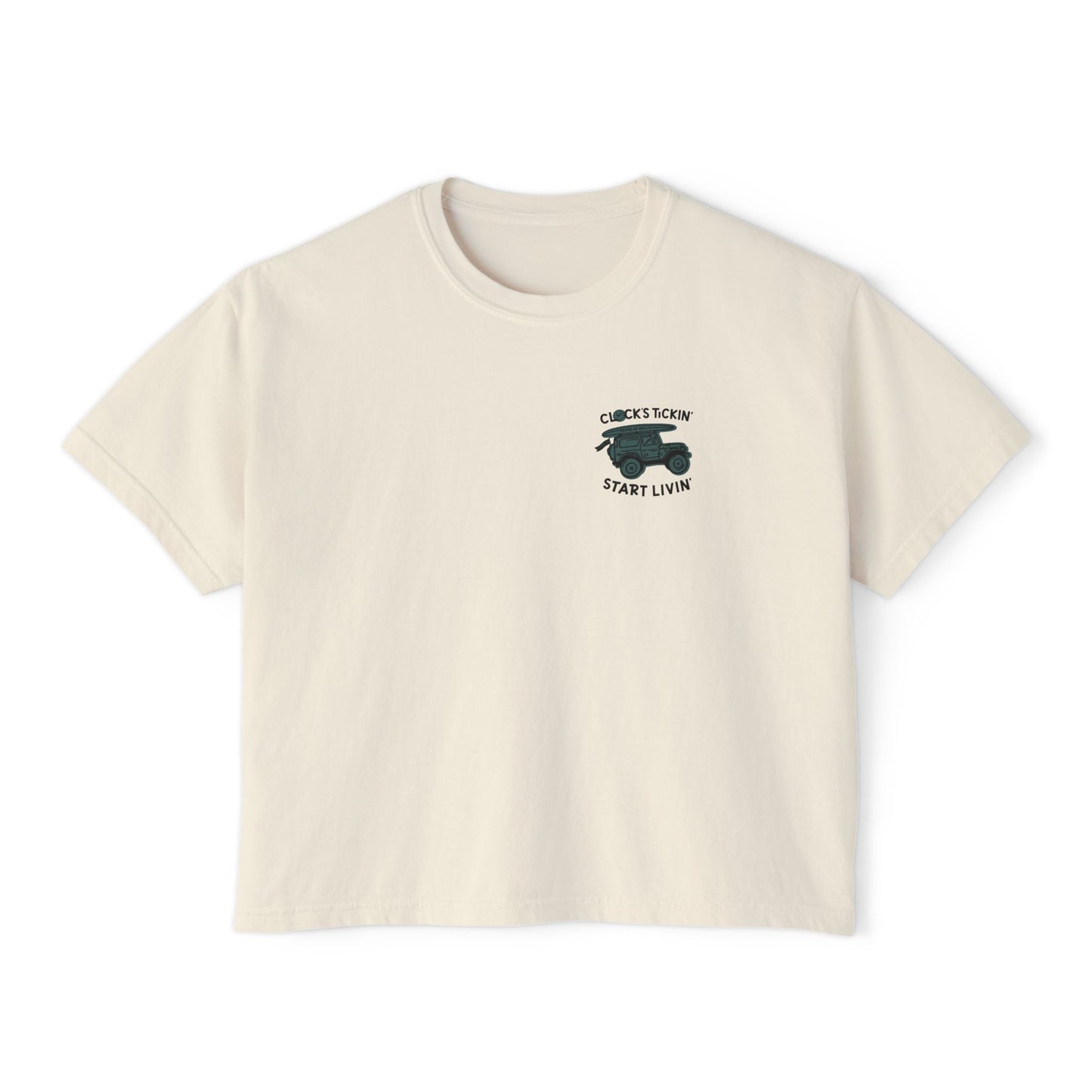 Clock's Tickin' - Crop Tee
