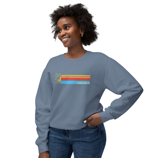 Retro Mountain Lines - Crewneck