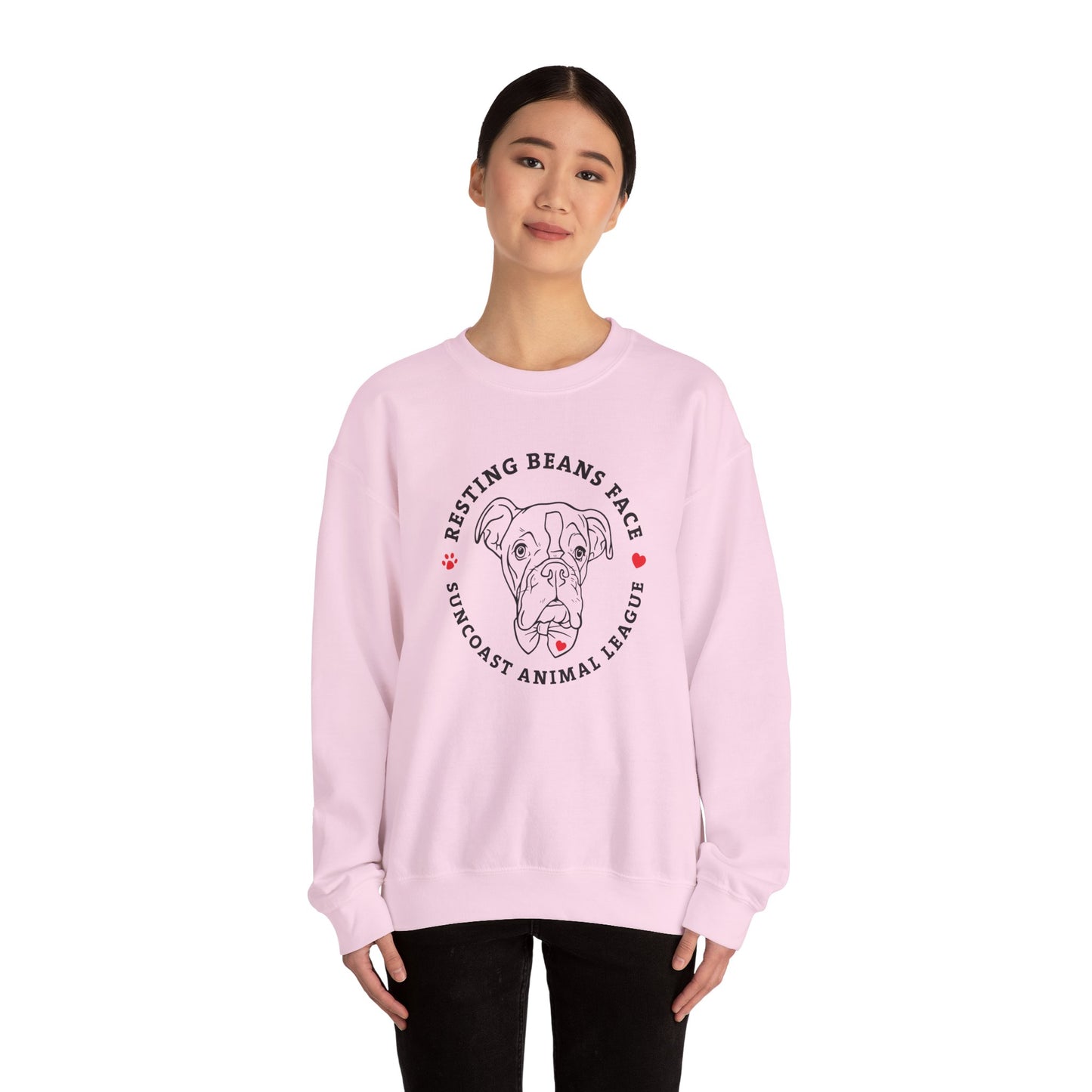 Resting Beans Face - Unisex Crewneck