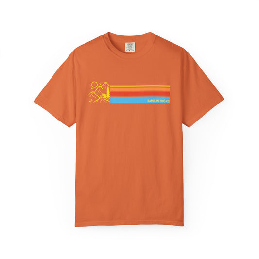 Retro Mountain Lines - Unisex Tee