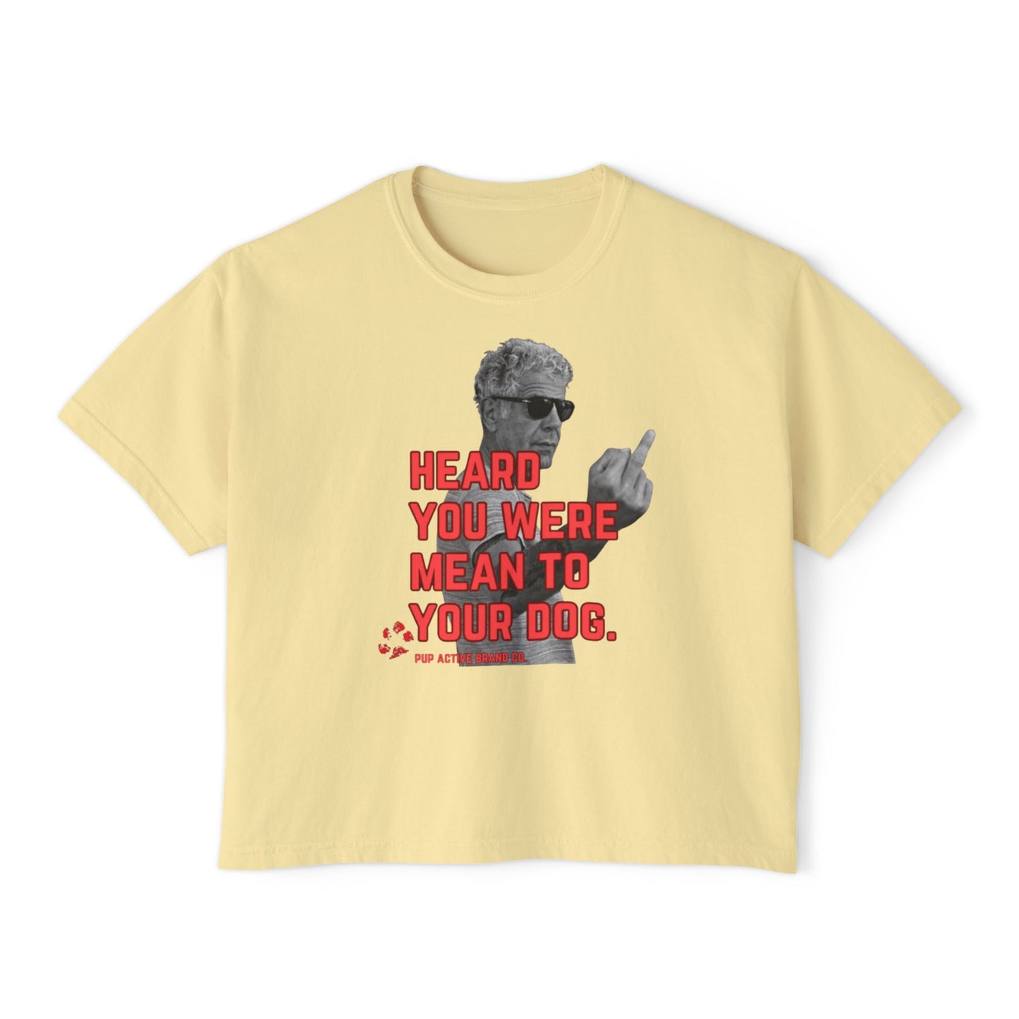 PUP ACTIVE - Bourdain Crop Tee