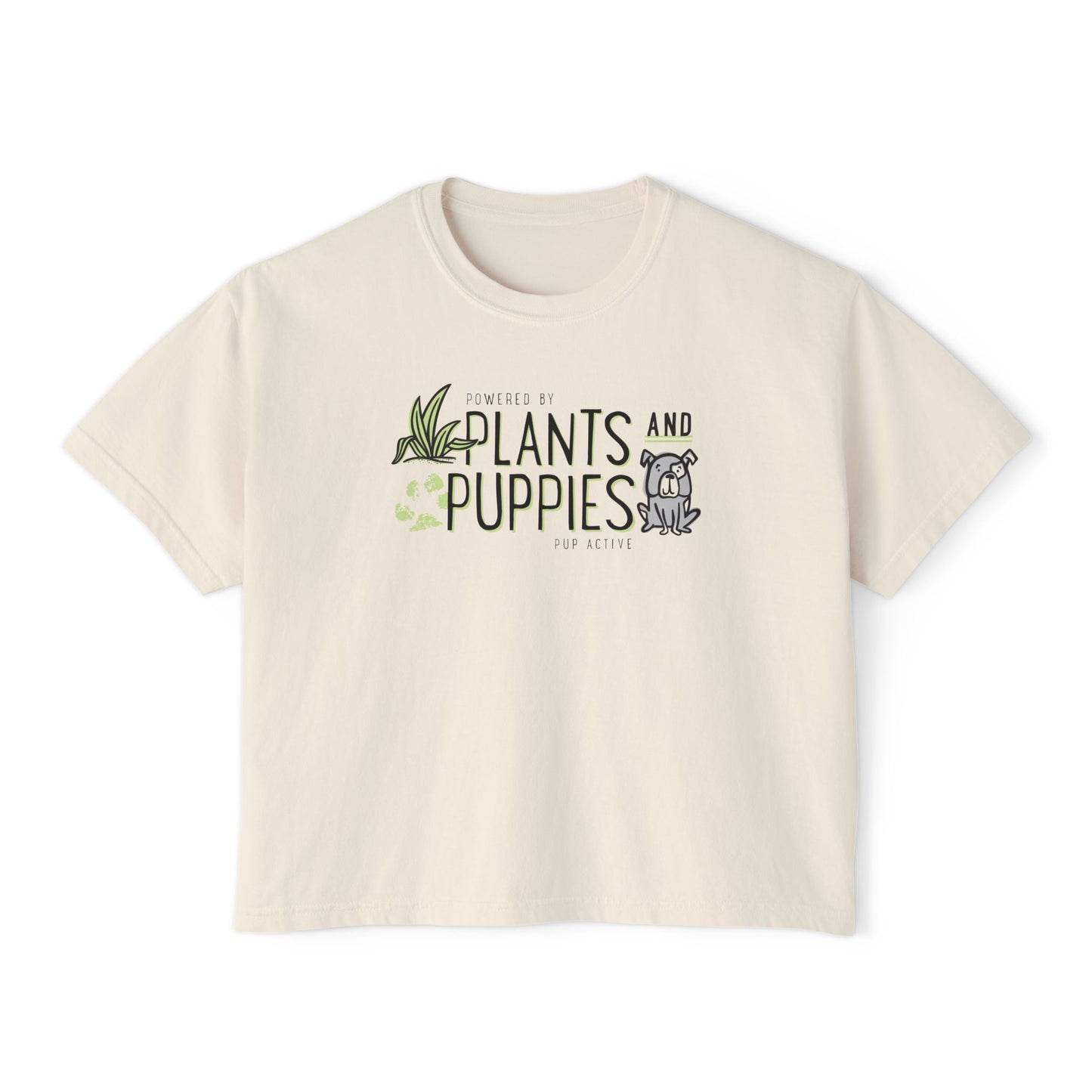 PUP ACTIVE - Powered by Crop Tee