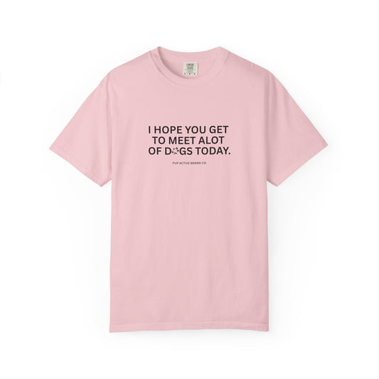 I Hope You Get To Meet Alot of Dogs Today - Unisex Tee