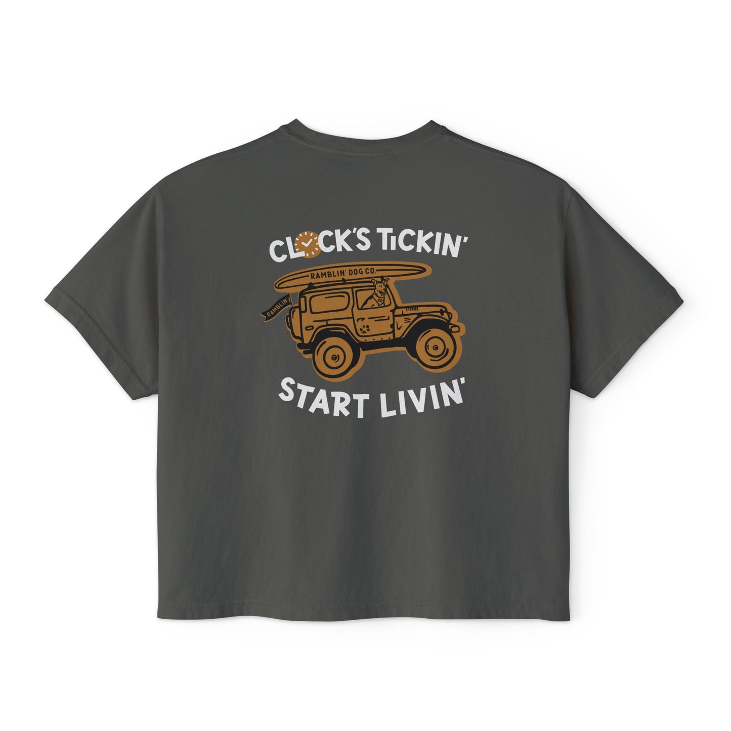 Clock's Tickin' - Crop Tee