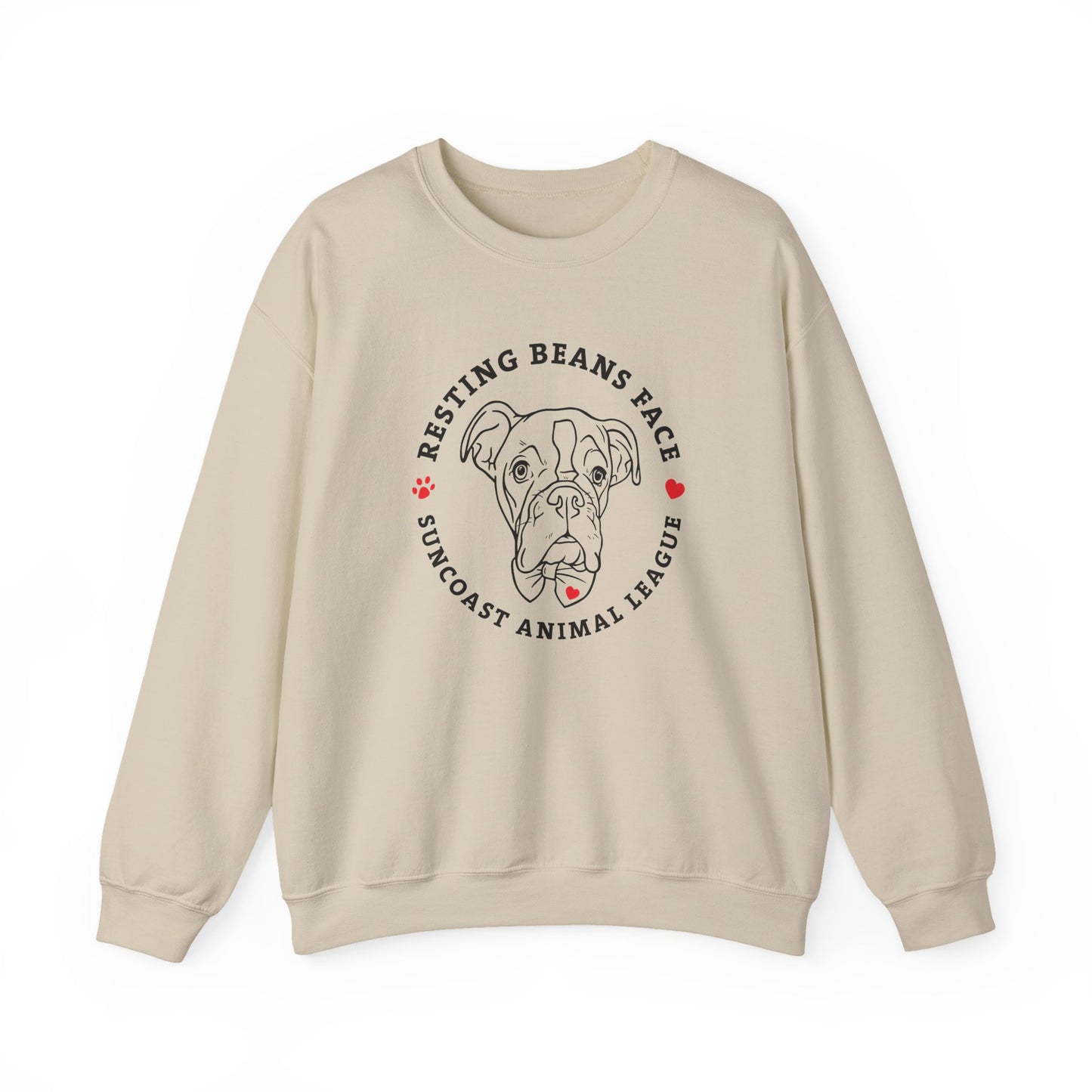 Resting Beans Face - Unisex Crewneck