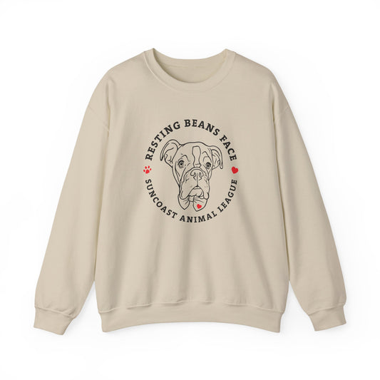 Resting Beans Face - Unisex Crewneck