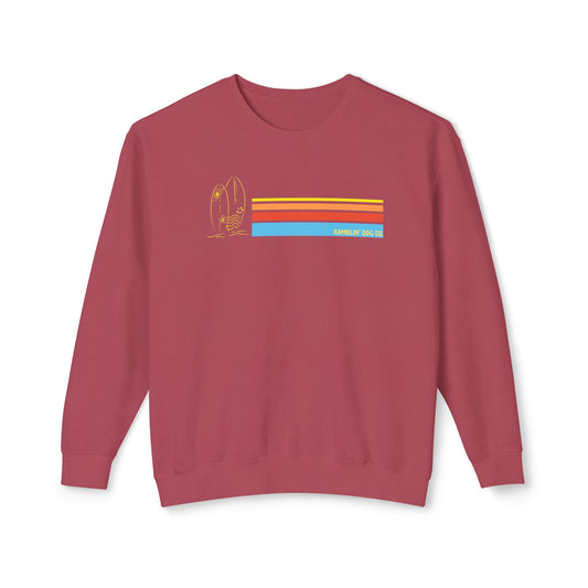 Retro Beach Lines - Crewneck