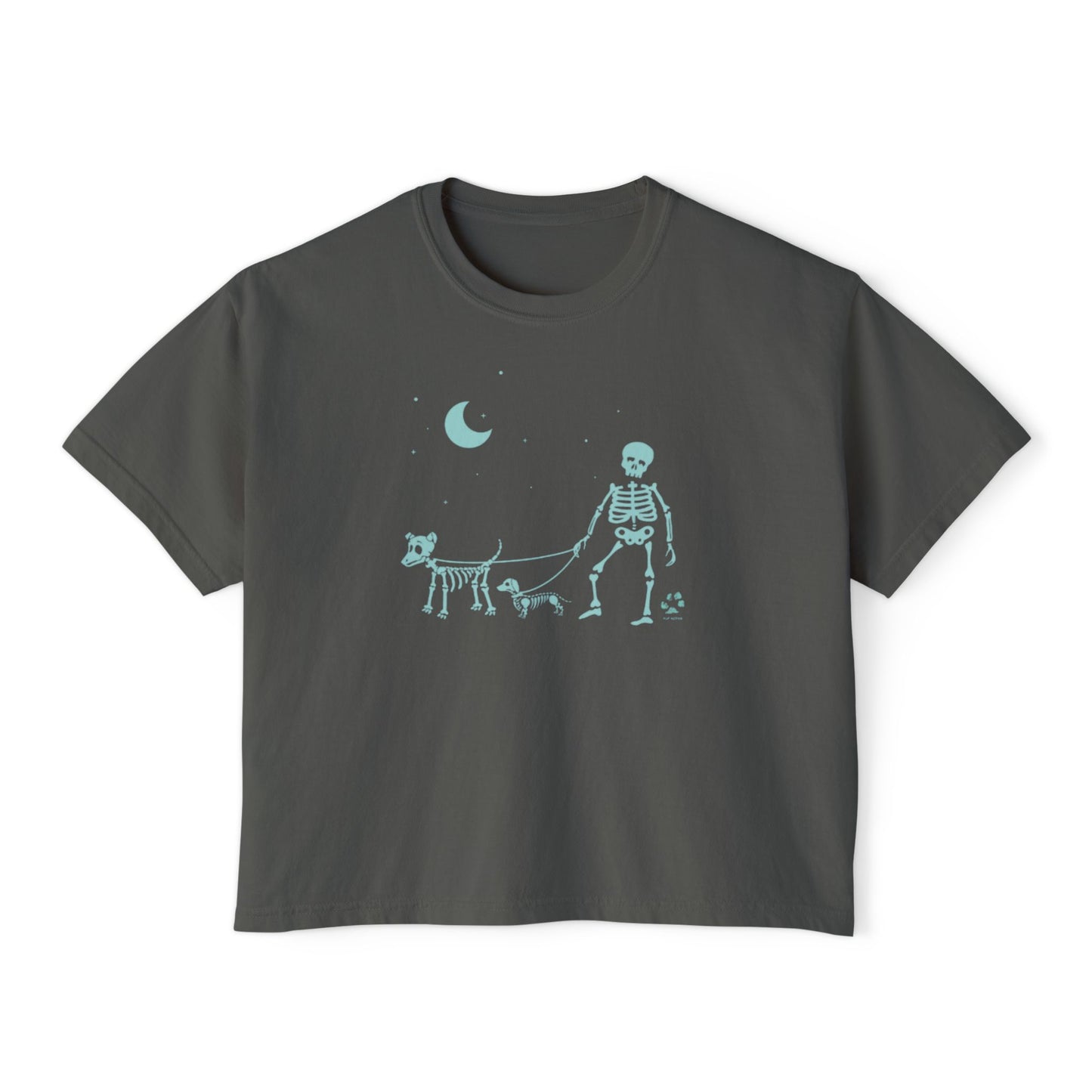 PUP ACTIVE - Skeleton Walk Crop Tee