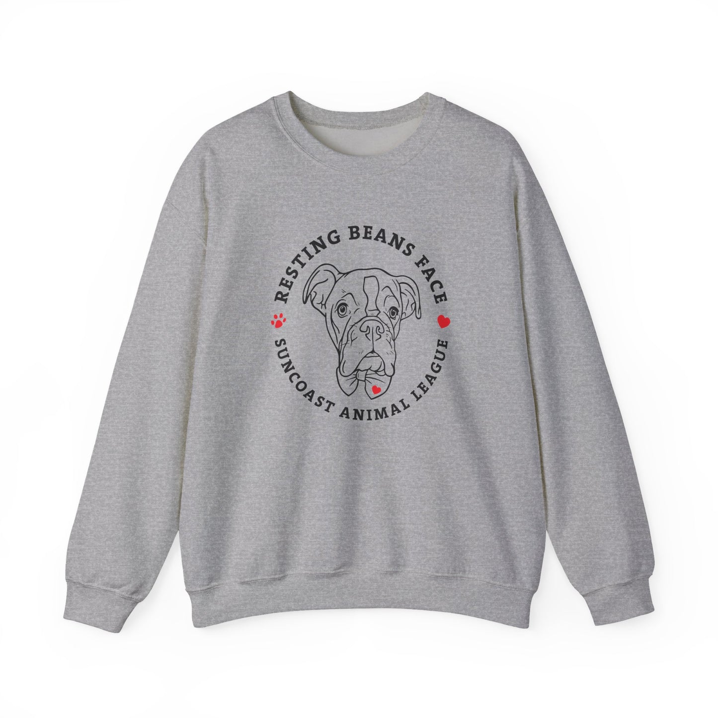 Resting Beans Face - Unisex Crewneck