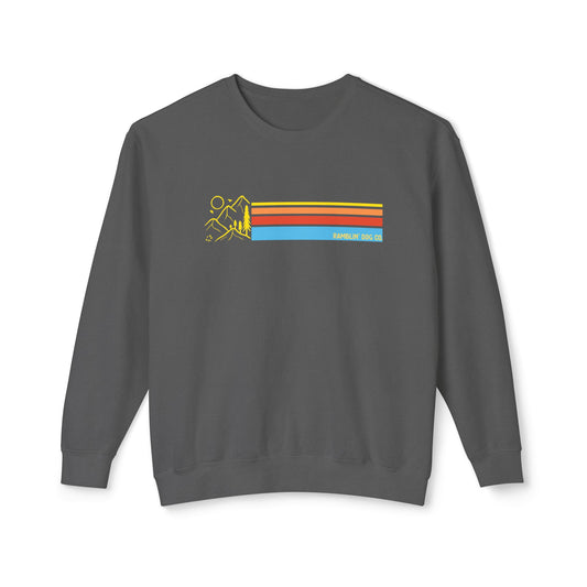Retro Mountain Lines - Crewneck