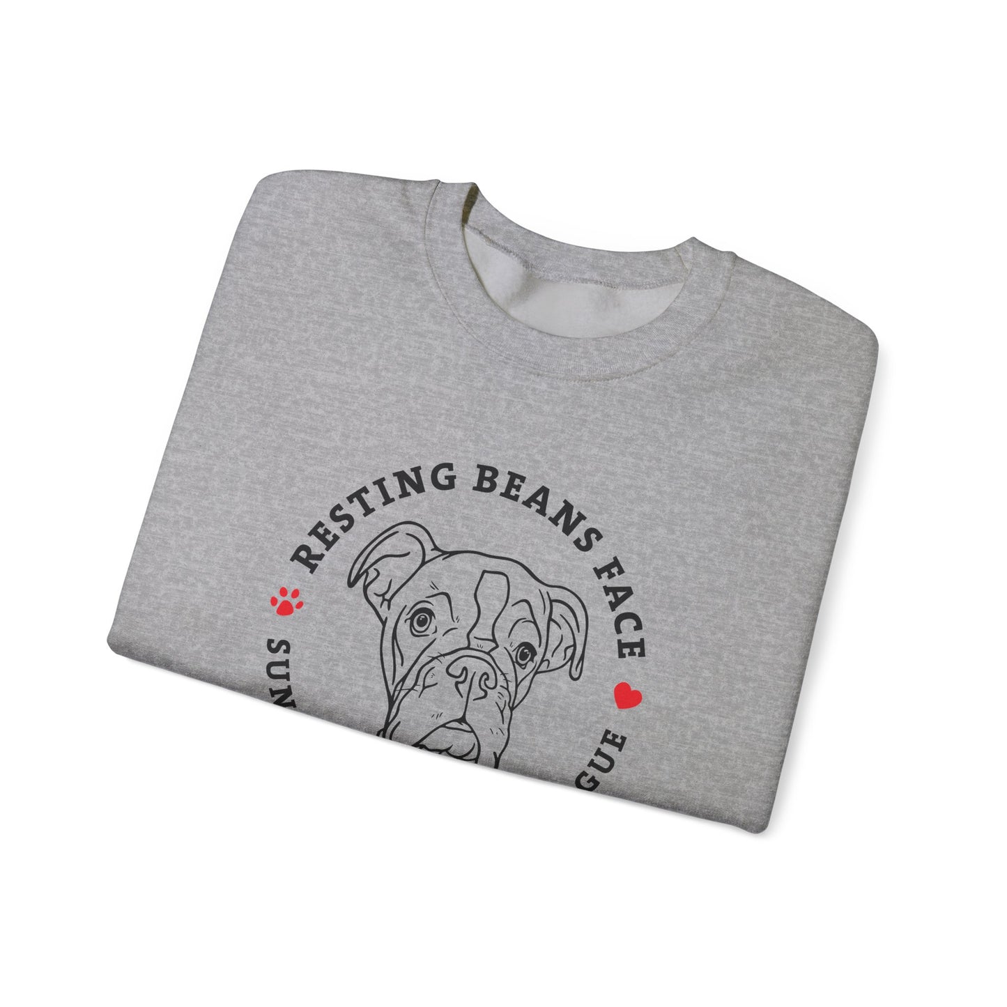 Resting Beans Face - Unisex Crewneck