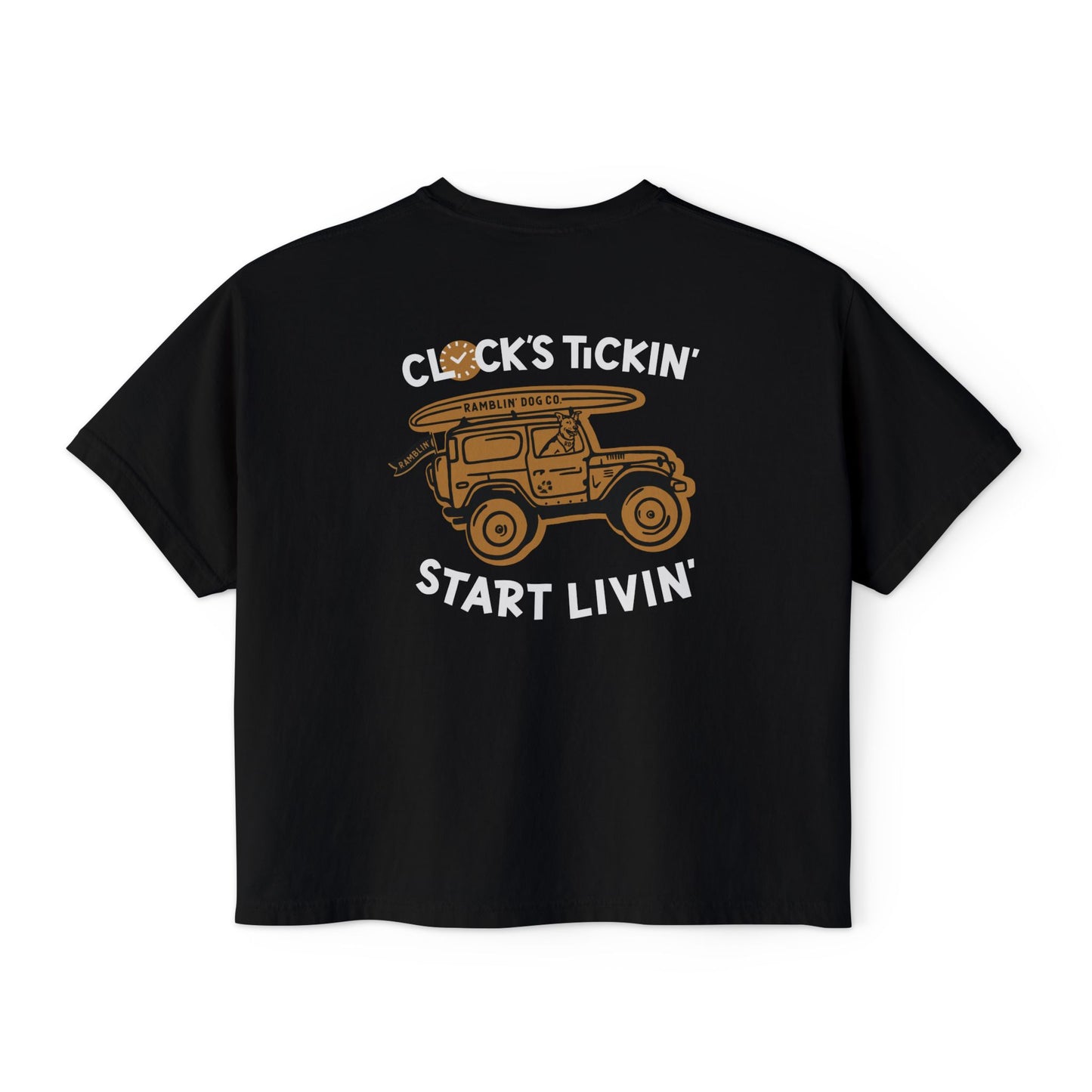 Clock's Tickin' - Crop Tee