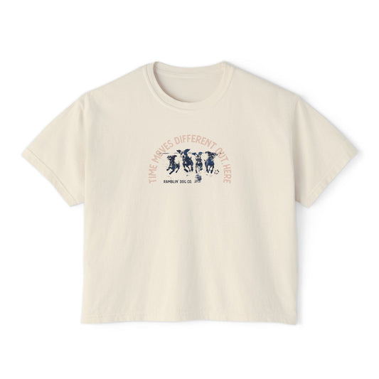 Time Moves - Crop Tee