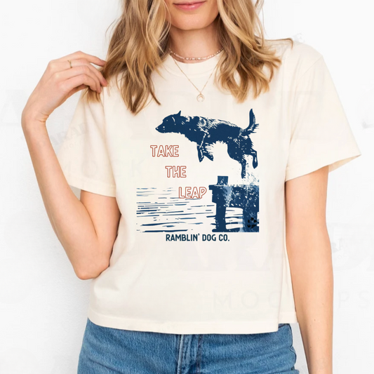 Take the Leap - Crop Tee