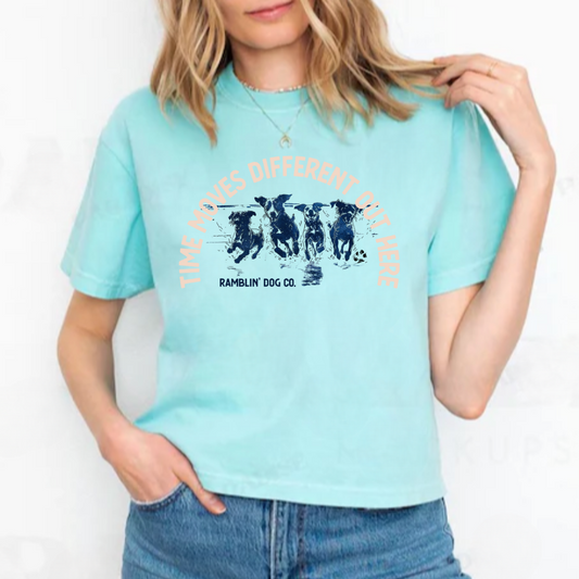 Time Moves - Crop Tee