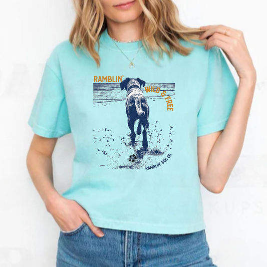 Wild & Free - Crop Tee